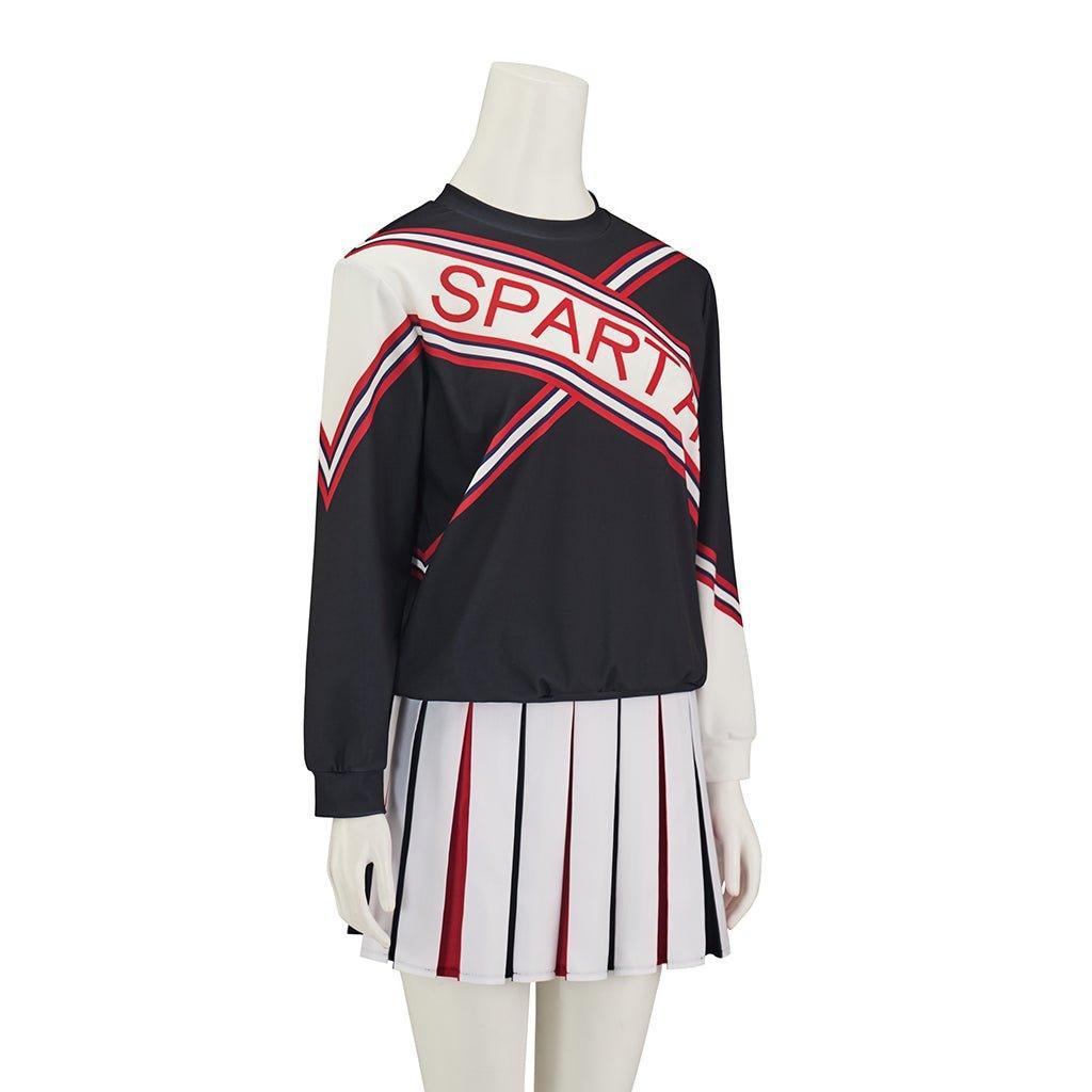 Women's Deluxe SNL Spartan Cheerleader Costume | Saturday Night Live Cosplay Outfit-Astricos
