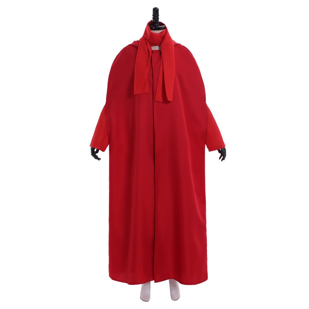 Authentic Women's Handmaid's Tale Red Hooded Cloak Robe - Premium Halloween Cosplay Costume-Astricos
