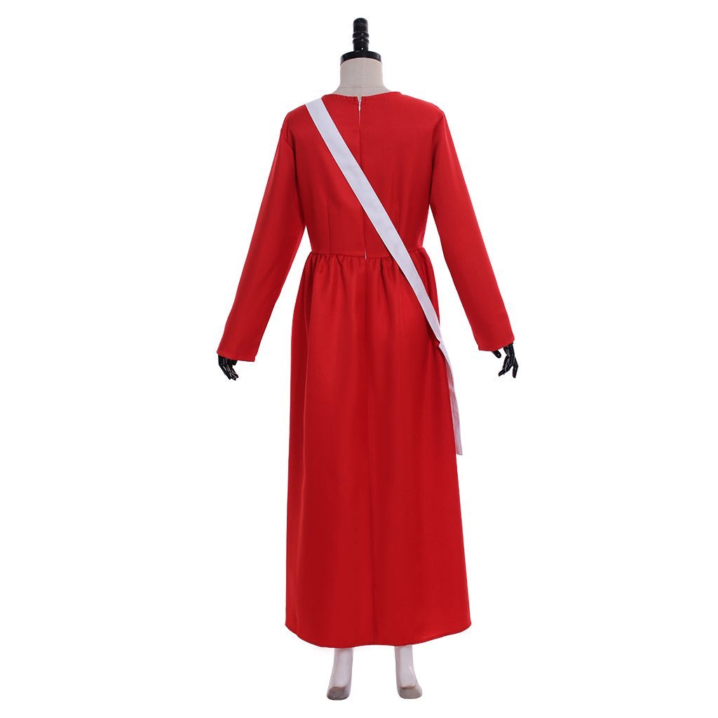 Authentic Women's Handmaid's Tale Red Hooded Cloak Robe - Premium Halloween Cosplay Costume-Astricos
