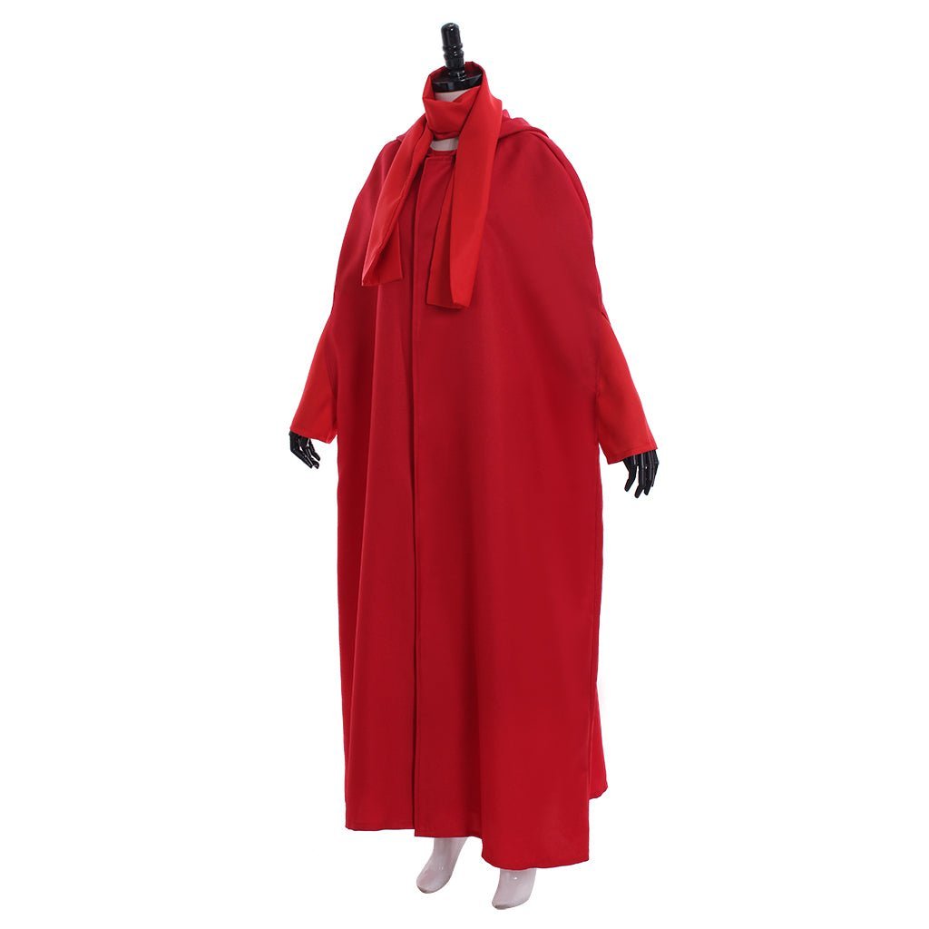 Authentic Women's Handmaid's Tale Red Hooded Cloak Robe - Premium Halloween Cosplay Costume-Astricos