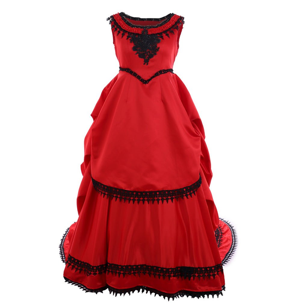 Victorian Southern Belle Civil War Dress | Edwardian Gothic Vampire Costume for Women-Astricos