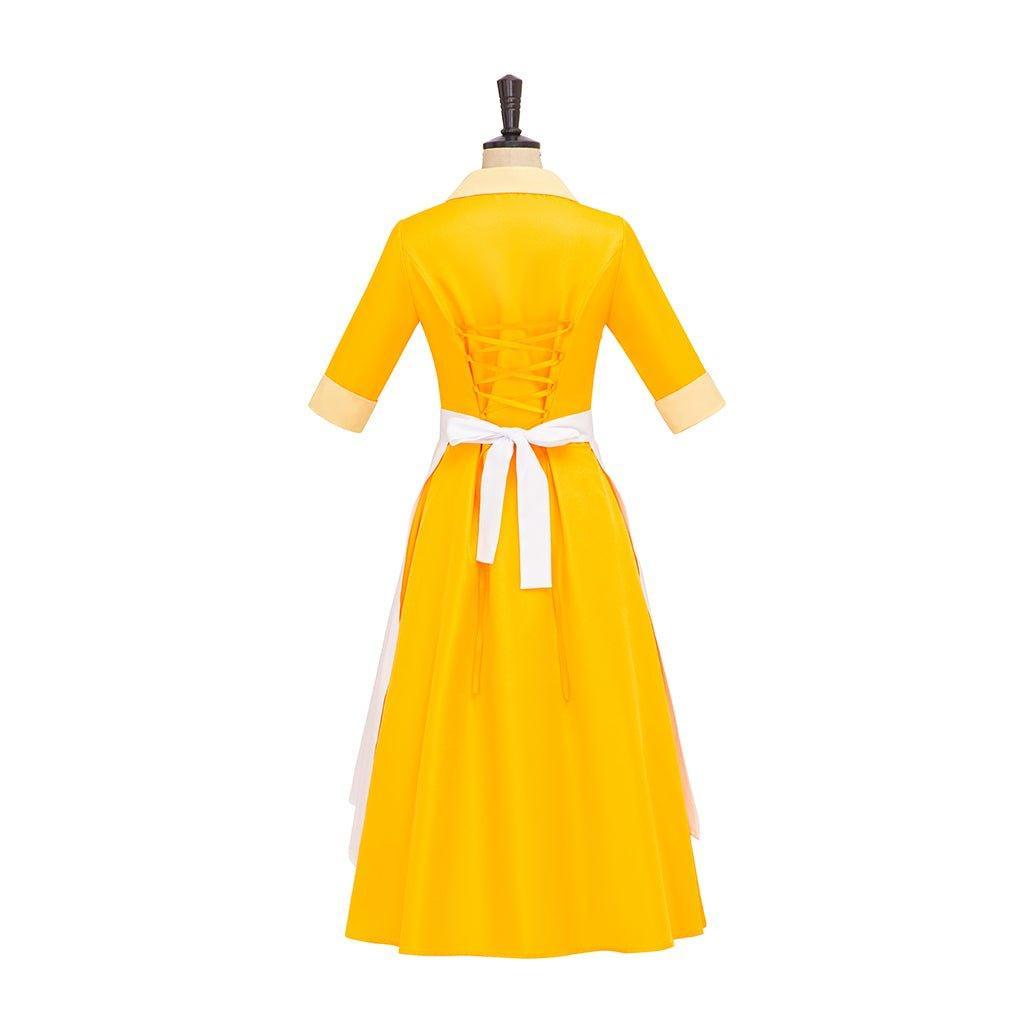 Tiana-Inspired Housemaid & Frog Waitress Cosplay Costume for Women | Halloween & Themed Parties-Astricos