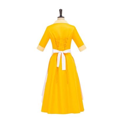 Tiana-Inspired Housemaid & Frog Waitress Cosplay Costume for Women | Halloween & Themed Parties-Astricos