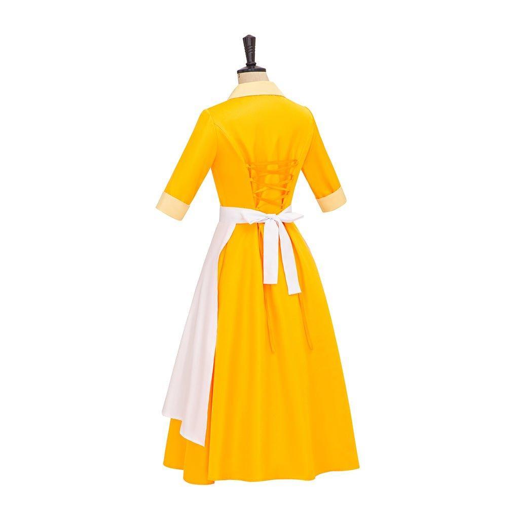 Tiana-Inspired Housemaid & Frog Waitress Cosplay Costume for Women | Halloween & Themed Parties-Astricos