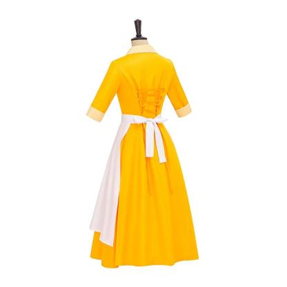 Tiana-Inspired Housemaid & Frog Waitress Cosplay Costume for Women | Halloween & Themed Parties-Astricos