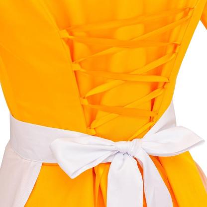 Tiana-Inspired Housemaid & Frog Waitress Cosplay Costume for Women | Halloween & Themed Parties-Astricos