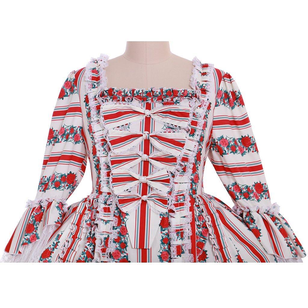 Marie Antoinette Rococo Ball Gown | Victorian Cosplay Costume for Women-Astricos
