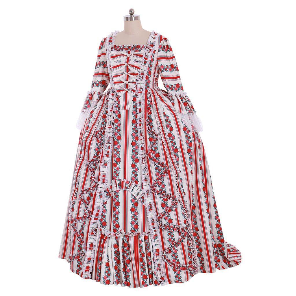 Marie Antoinette Rococo Ball Gown | Victorian Cosplay Costume for Women-Astricos
