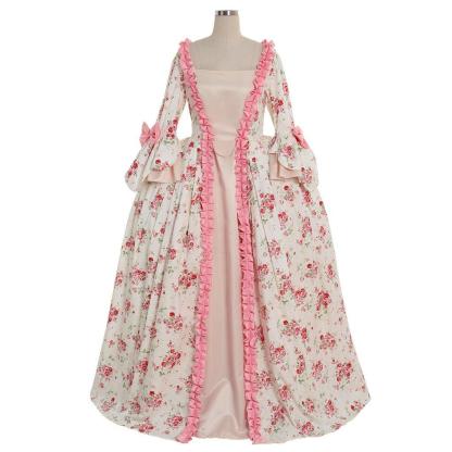Marie Antoinette Rococo Ball Gown | Victorian Cosplay Costume for Women-Astricos