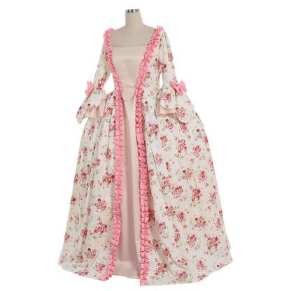 Marie Antoinette Rococo Ball Gown | Victorian Cosplay Costume for Women-Astricos