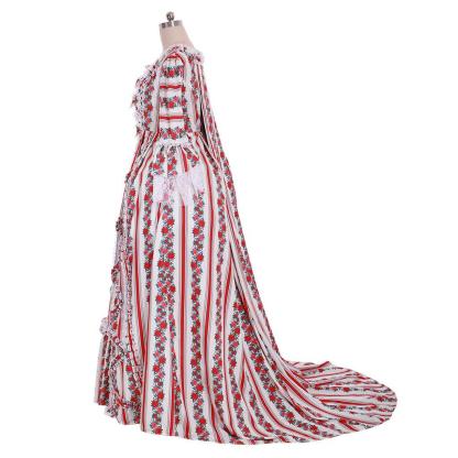Marie Antoinette Rococo Ball Gown | Victorian Cosplay Costume for Women-Astricos