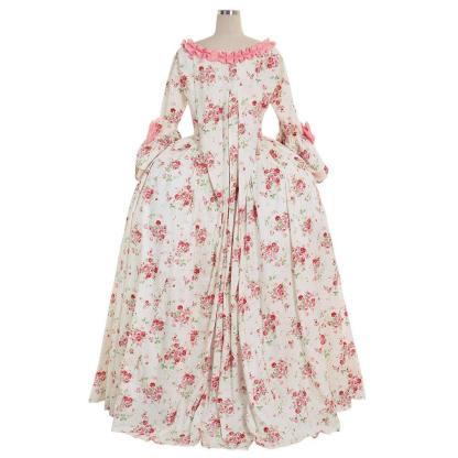 Marie Antoinette Rococo Ball Gown | Victorian Cosplay Costume for Women-Astricos