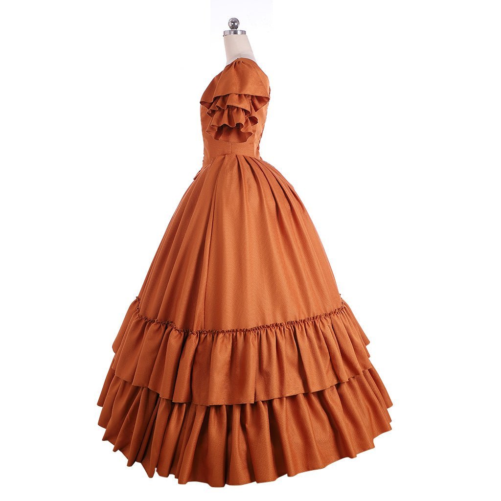 Medieval Rococo Court Princess Dress | Victorian Baroque Ball Gown for Women-Astricos