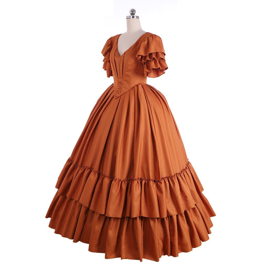 Medieval Rococo Court Princess Dress | Victorian Baroque Ball Gown for Women-Astricos