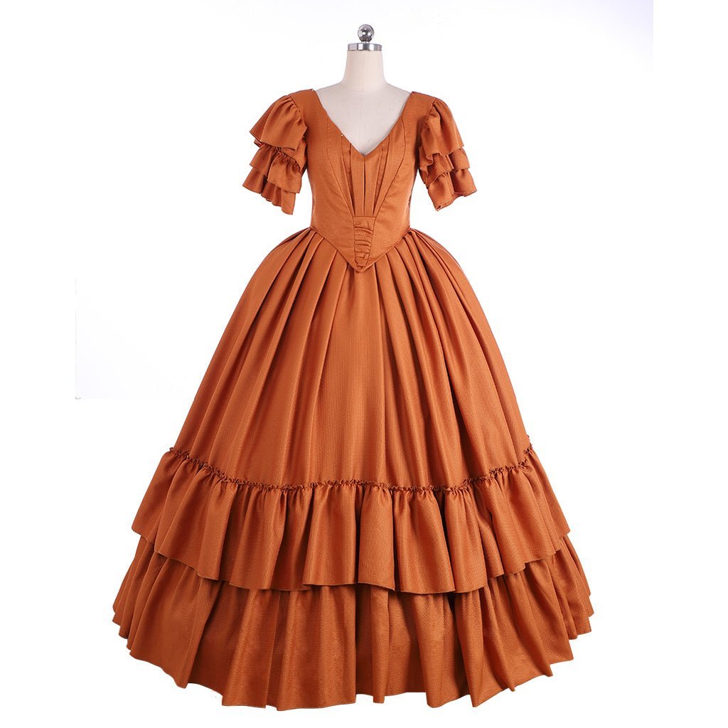 Medieval Rococo Court Princess Dress | Victorian Baroque Ball Gown for Women-Astricos