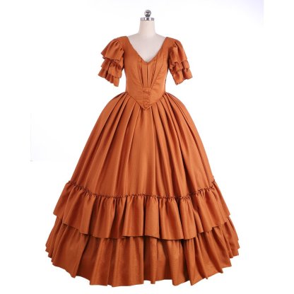 Medieval Rococo Court Princess Dress | Victorian Baroque Ball Gown for Women-Astricos