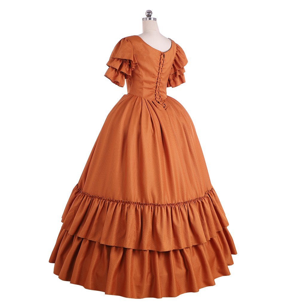Medieval Rococo Court Princess Dress | Victorian Baroque Ball Gown for Women-Astricos