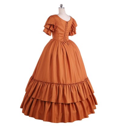 Medieval Rococo Court Princess Dress | Victorian Baroque Ball Gown for Women-Astricos