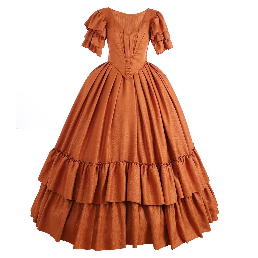 Medieval Rococo Court Princess Dress | Victorian Baroque Ball Gown for Women-Astricos
