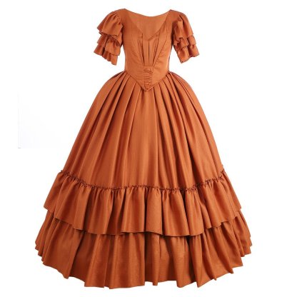 Medieval Rococo Court Princess Dress | Victorian Baroque Ball Gown for Women-Astricos