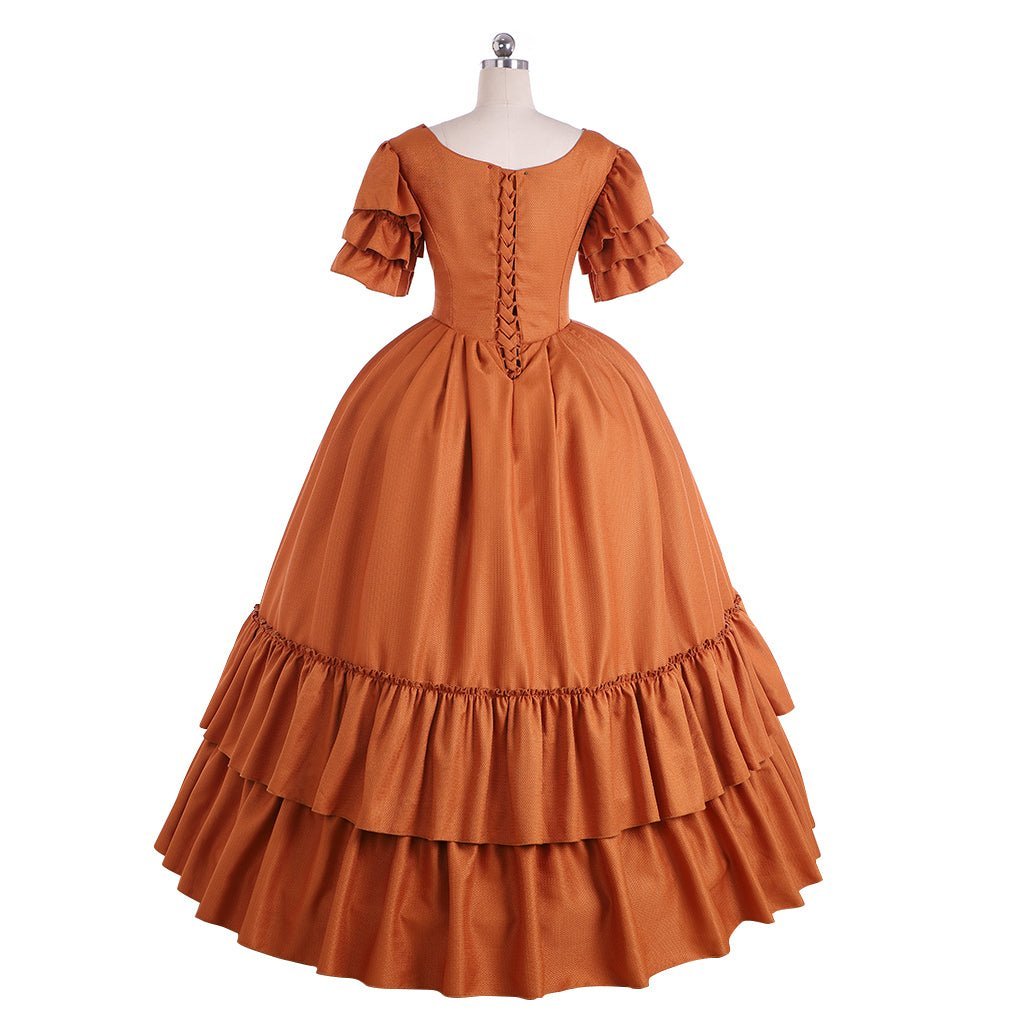 Medieval Rococo Court Princess Dress | Victorian Baroque Ball Gown for Women-Astricos