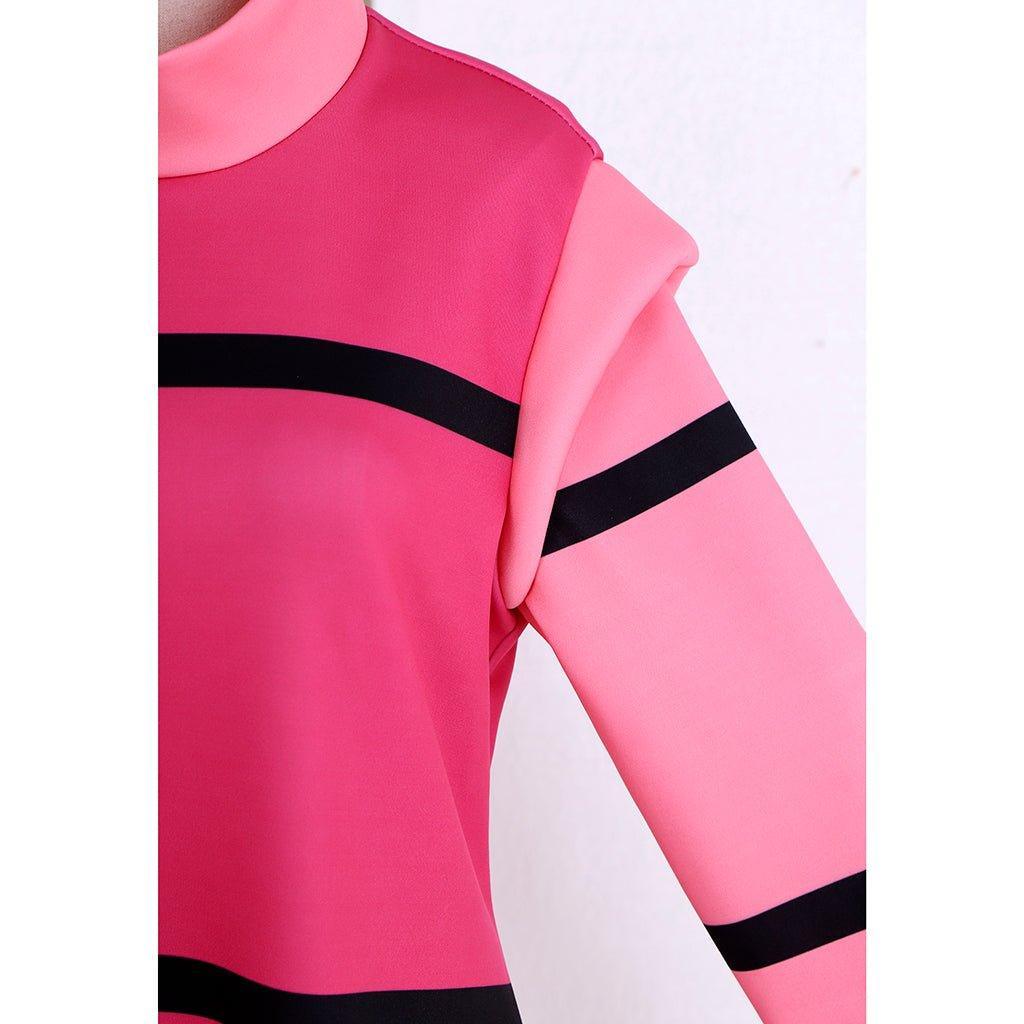 Women's Pink Hoodie Coat for ZIM Cosplay | Invader ZIM Halloween Costume-Astricos
