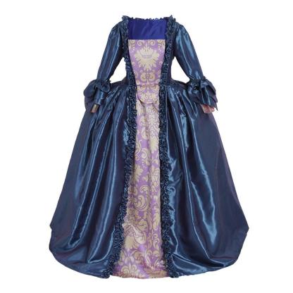 Queen Marie Antoinette Masquerade Rococo Ball Gown | Women's Cosplay Costume Dress-Astricos