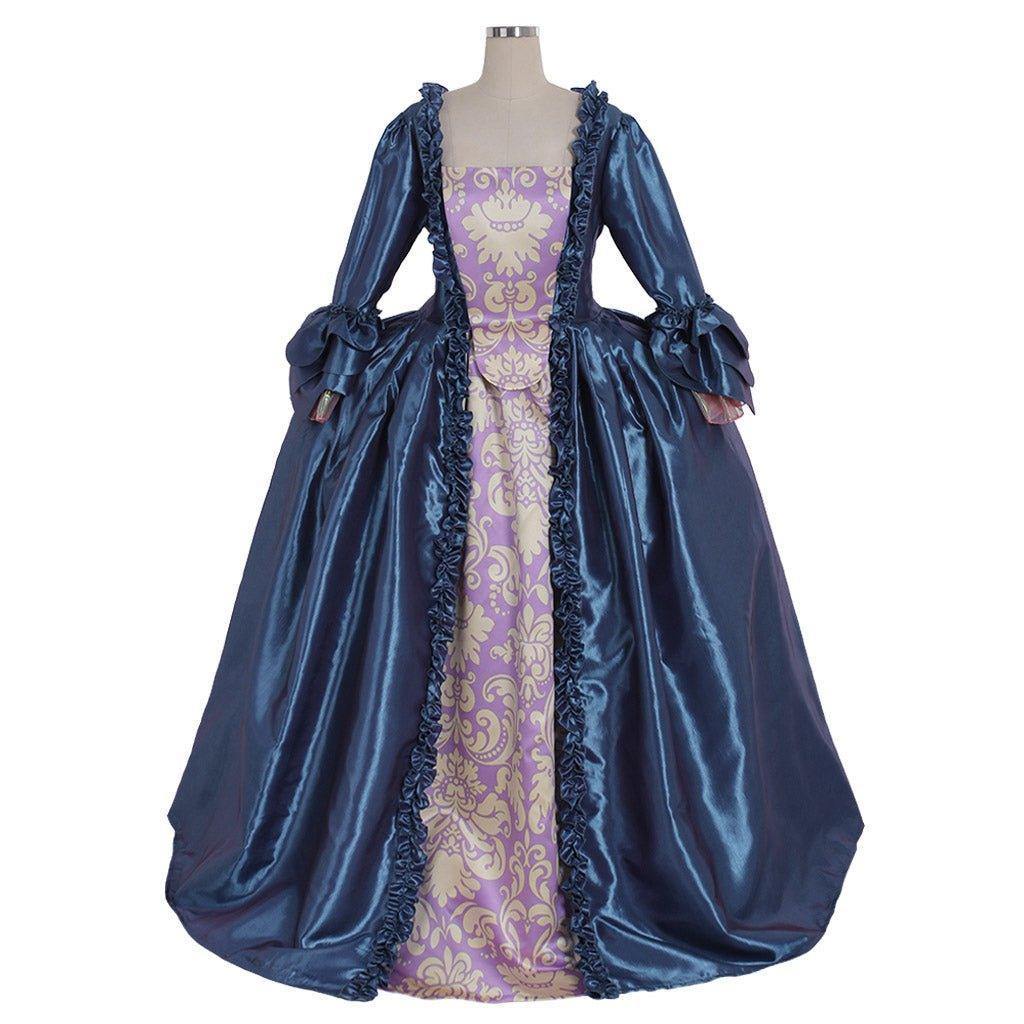 Queen Marie Antoinette Masquerade Rococo Ball Gown | Women's Cosplay Costume Dress-Astricos