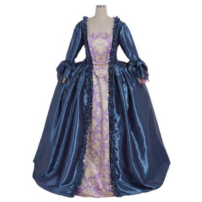 Queen Marie Antoinette Masquerade Rococo Ball Gown | Women's Cosplay Costume Dress-Astricos