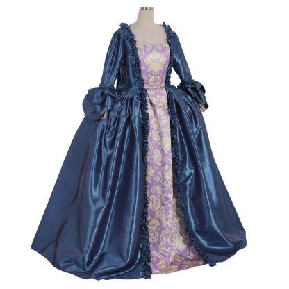 Queen Marie Antoinette Masquerade Rococo Ball Gown | Women's Cosplay Costume Dress-Astricos