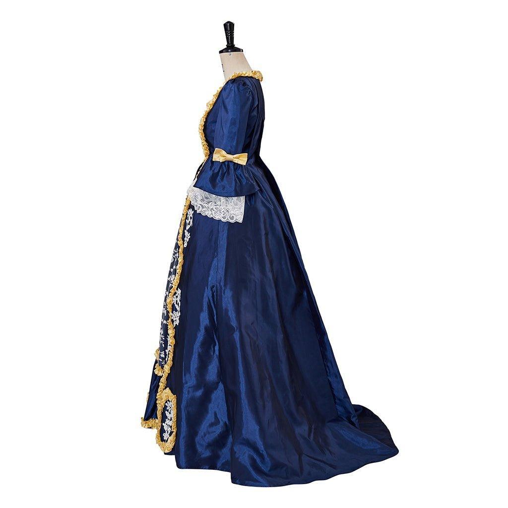 Elegant Women's Queen Marie Antoinette Rococo Ball Gown - Gothic Victorian Dress Costume-Astricos