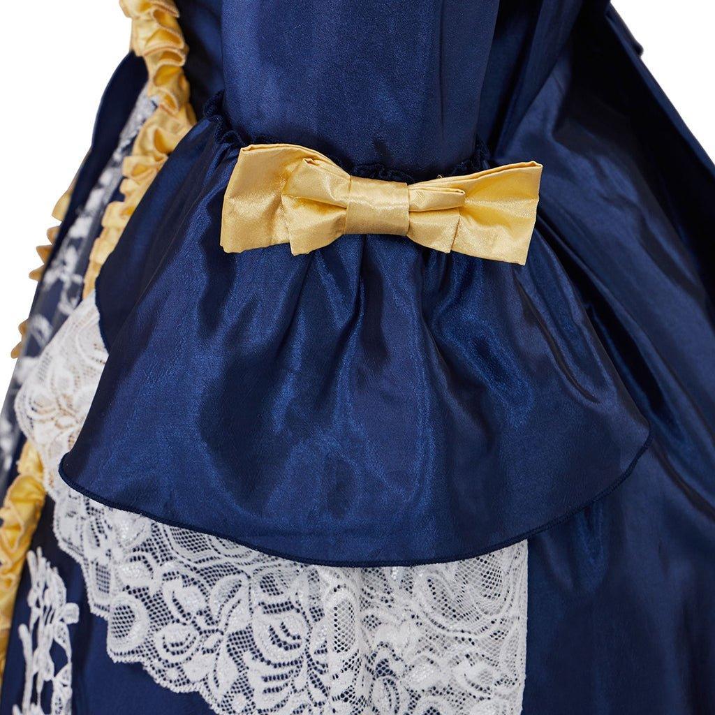 Elegant Women's Queen Marie Antoinette Rococo Ball Gown - Gothic Victorian Dress Costume-Astricos