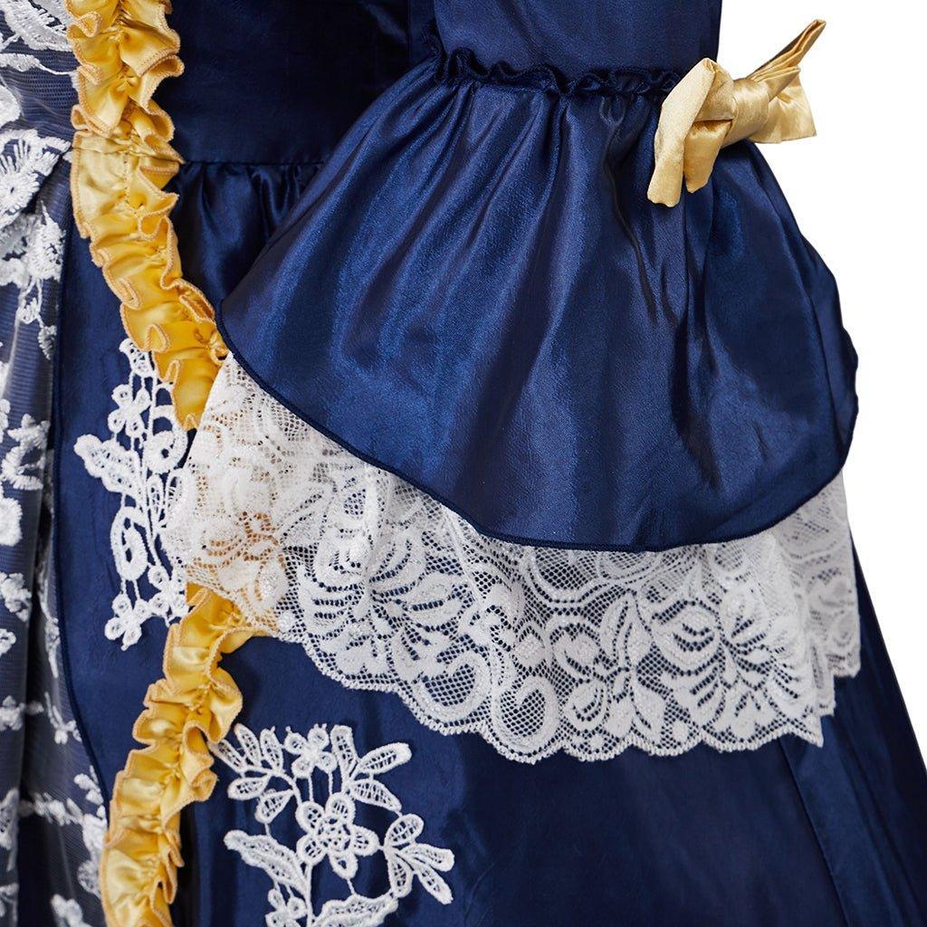 Elegant Women's Queen Marie Antoinette Rococo Ball Gown - Gothic Victorian Dress Costume-Astricos