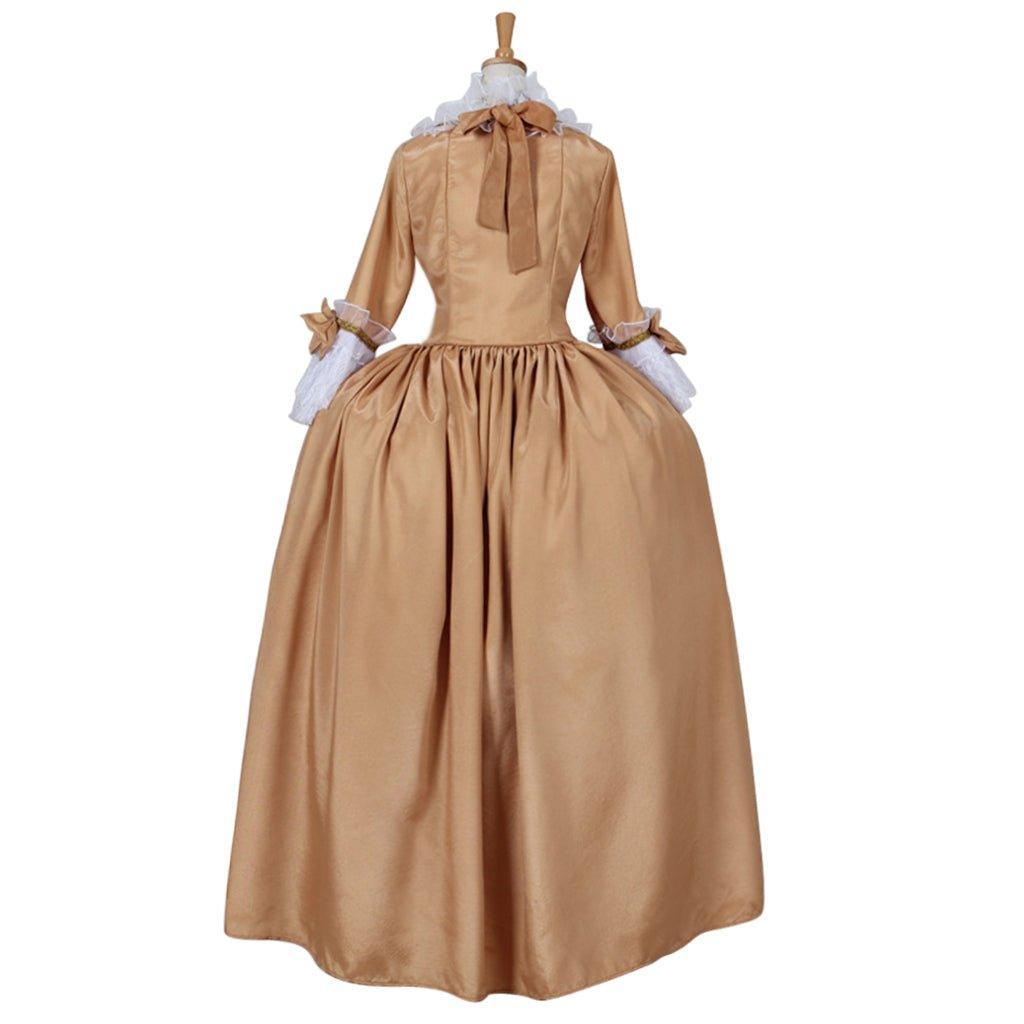 Women's Rococo Medieval Aristocrat Ball Gown | Victorian Yellow Dress | Cosplay Costume-Astricos