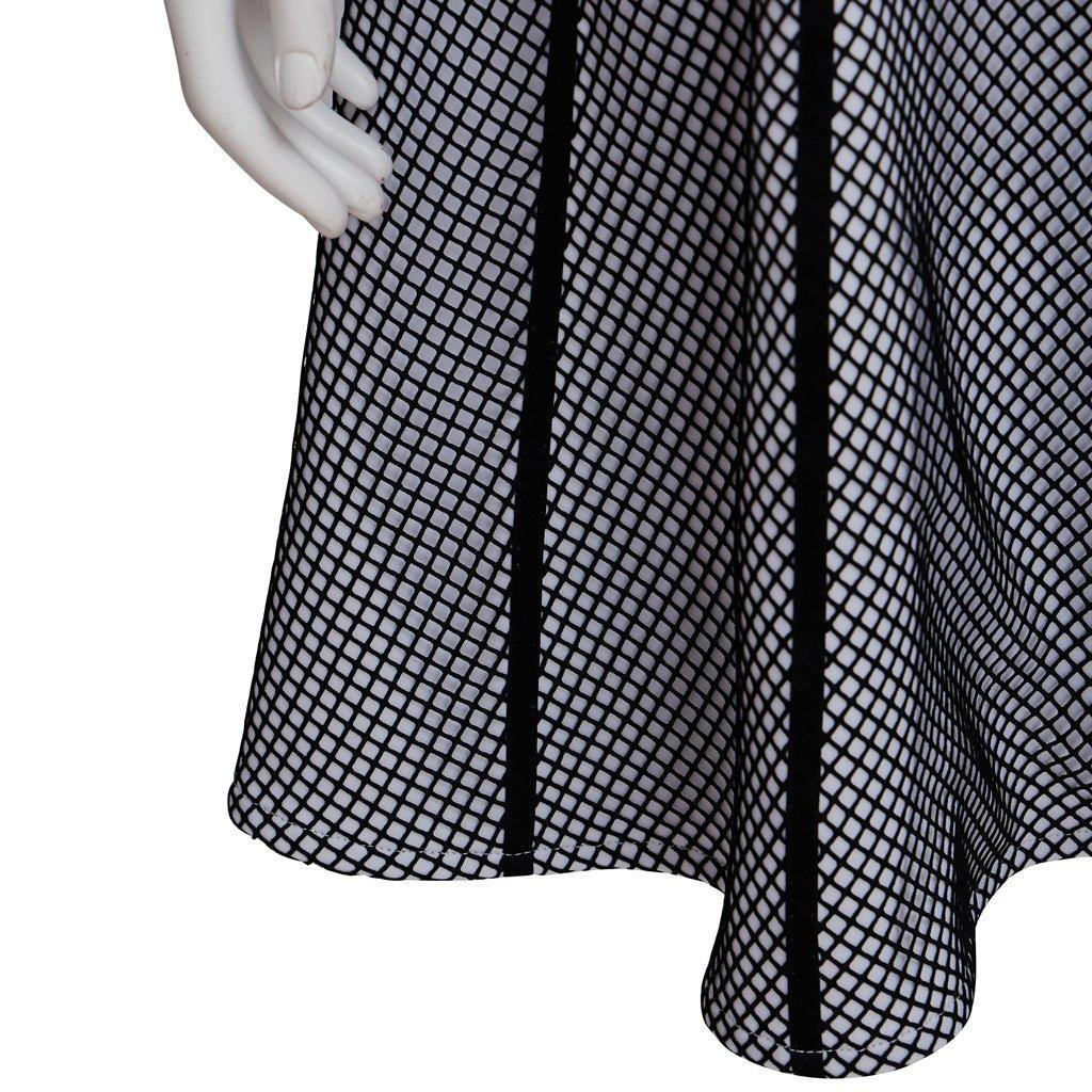 Jane Seymour Six the Musical Cosplay Costume - Elegant Black-Rimmed Dress-Astricos