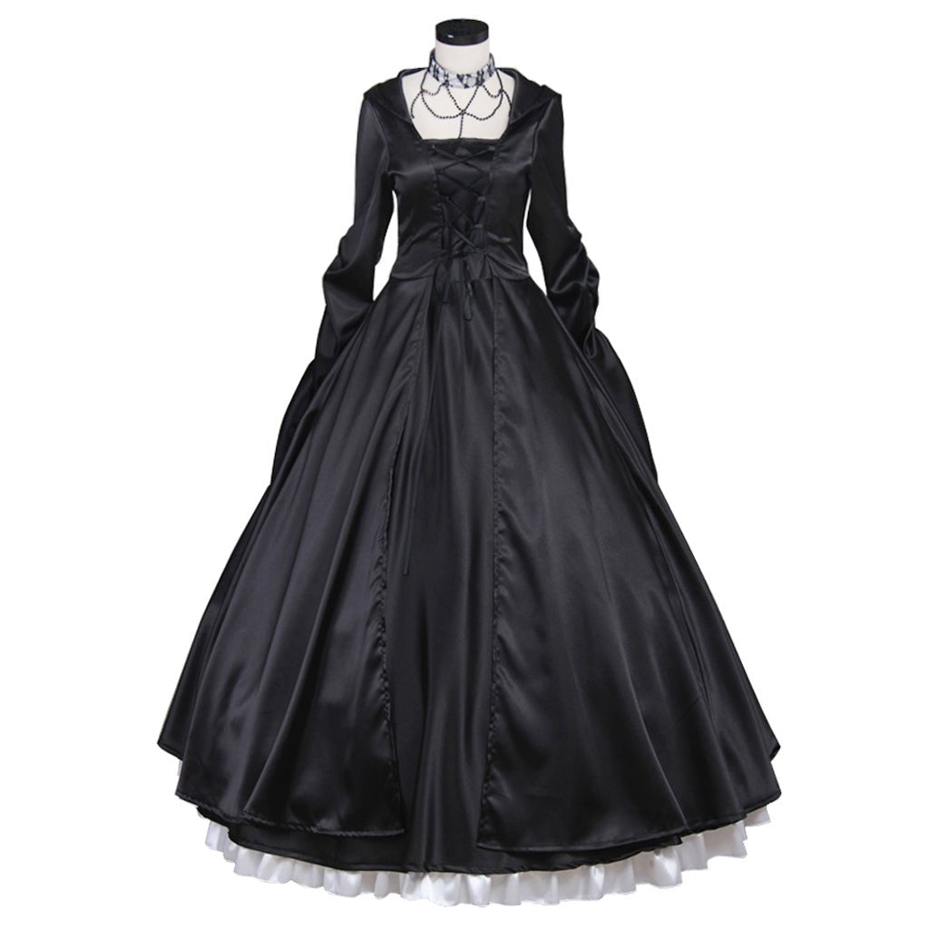 Gothic Victorian Ball Gown | Women's Vampire Renaissance Costume | Astricos-Astricos