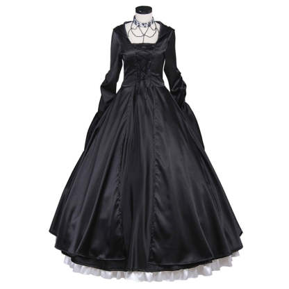Gothic Victorian Ball Gown | Women's Vampire Renaissance Costume | Astricos-Astricos