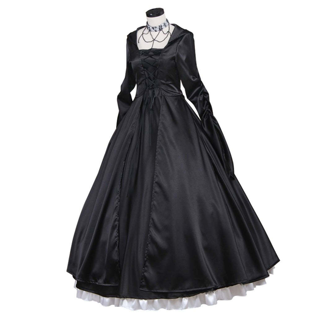 Gothic Victorian Ball Gown | Women's Vampire Renaissance Costume | Astricos-Astricos
