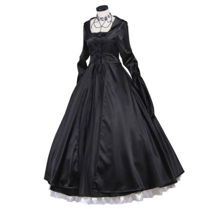 Gothic Victorian Ball Gown | Women's Vampire Renaissance Costume | Astricos-Astricos