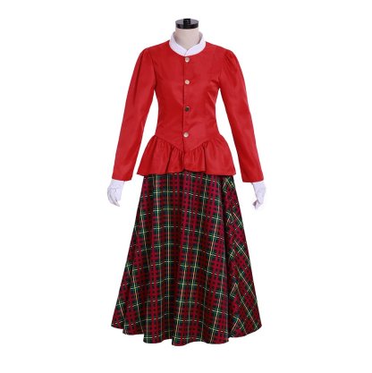 Victorian Christmas Carolers Costume for Women | Elegant Dickens Holiday Dress-Astricos