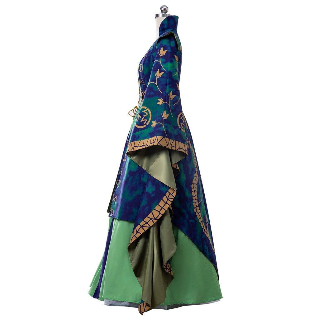 Women's Winifred Sanderson Cosplay Costume | Green Witch Robe for Halloween & Cosplay-Astricos