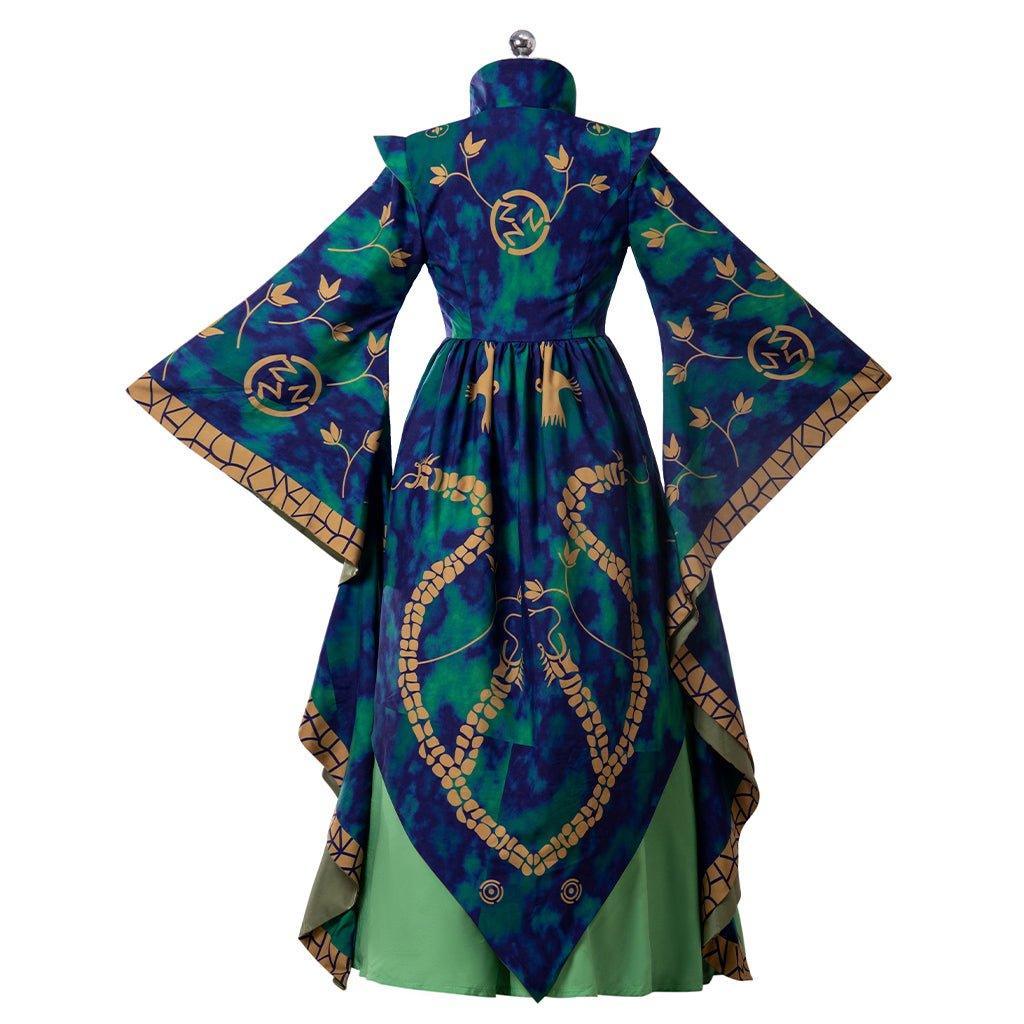 Women's Winifred Sanderson Cosplay Costume | Green Witch Robe for Halloween & Cosplay-Astricos
