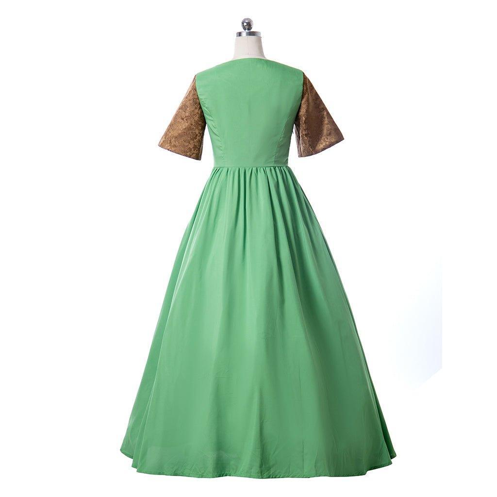 Women's Winifred Sanderson Cosplay Costume | Green Witch Robe for Halloween & Cosplay-Astricos