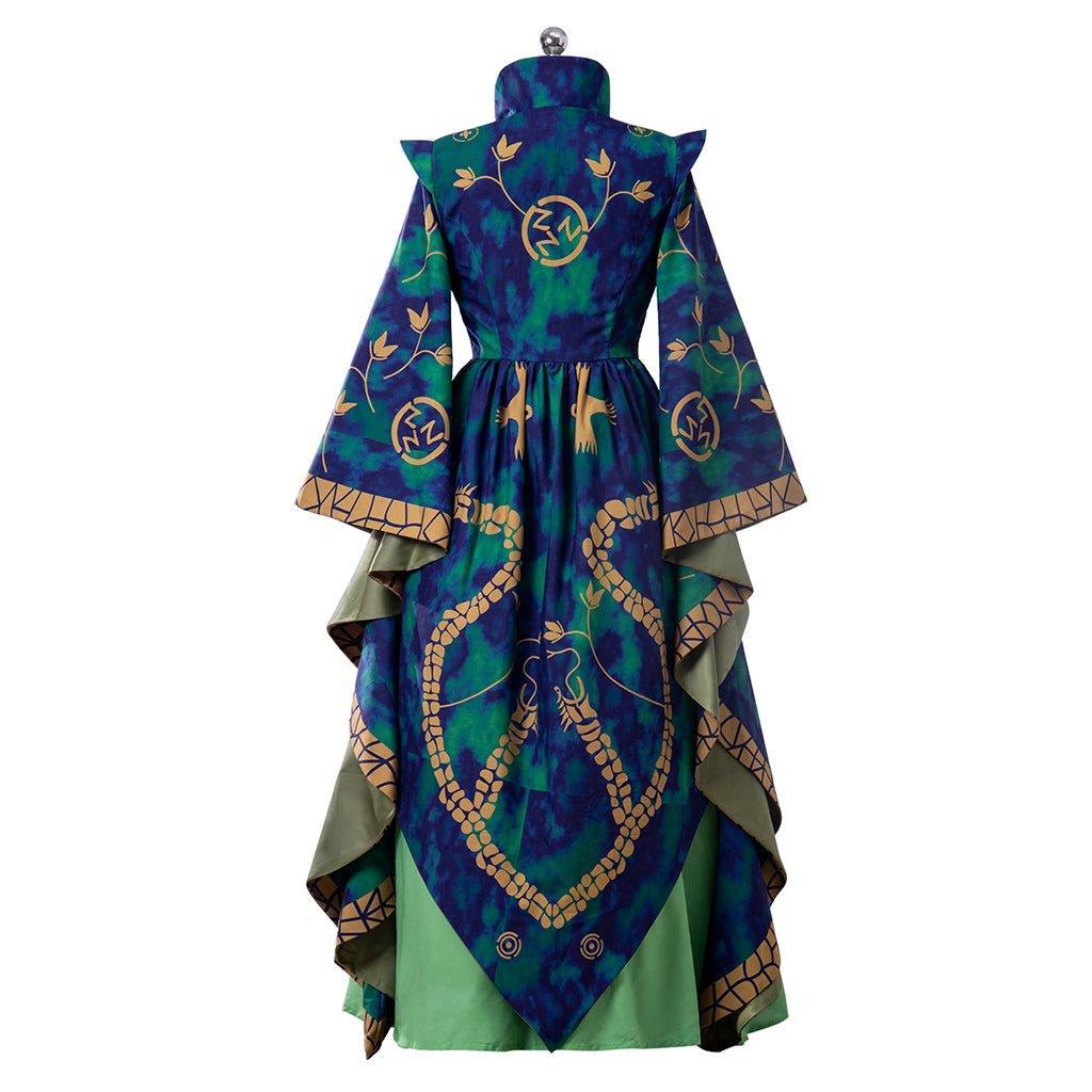 Women's Winifred Sanderson Cosplay Costume | Green Witch Robe for Halloween & Cosplay-Astricos