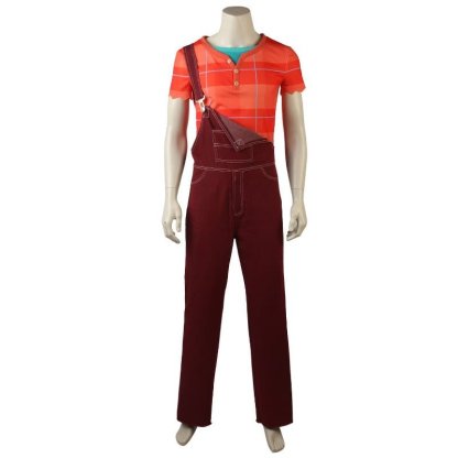 Wreck-It Ralph 2 Ralph Breaks The Internet Cosplay Costume Jumpsuit for Adults | Astricos-Astricos