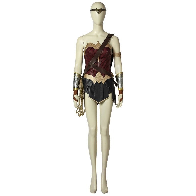 WW Diana Prince Cosplay Costume Classic Suit with Boots - Movie - Inspired Outfit - Astricos