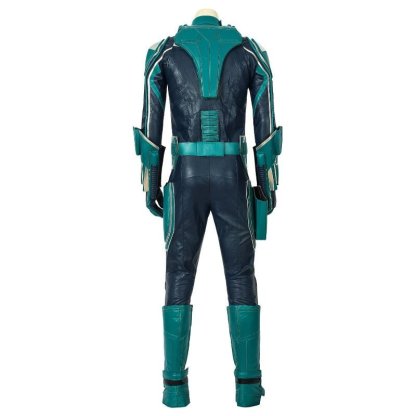 Premium Yon Rogg Star Force Captain Marvel Cosplay Costume - PU Leather Outfit-Astricos