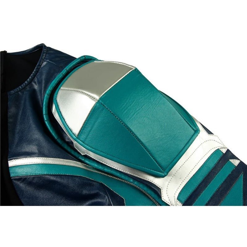 Premium Yon Rogg Star Force Captain Marvel Cosplay Costume - PU Leather Outfit-Astricos