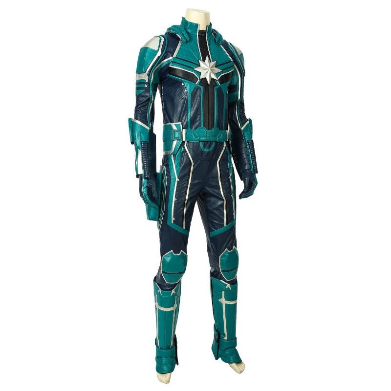 Premium Yon Rogg Star Force Captain Marvel Cosplay Costume - PU Leather Outfit-Astricos