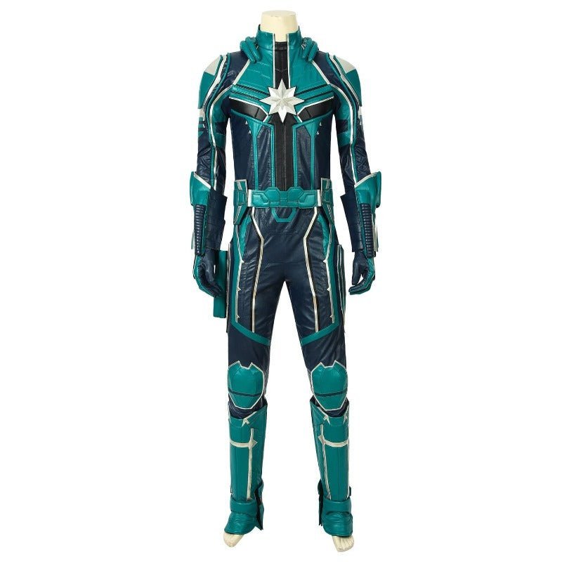Premium Yon Rogg Star Force Captain Marvel Cosplay Costume - PU Leather Outfit-Astricos